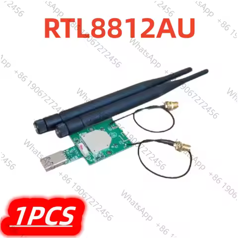 1Pcs/lot RTL8812AU High-power 5G Launch Network Card Kali Ubuntu Raspberry Pi Image Transmission Wif