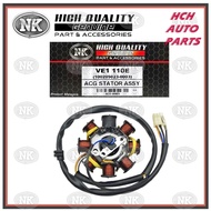 STATOR COIL COMP/ FIELD COIL ASSY - WMOTO - VE1 110E -P/N.100205023-000/ VE1 110R/ CUB CLASSIS -P/N.