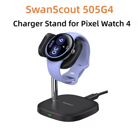 SwanScout 505G4 Charger Stand for Pixel Watch 4 Charging Stand for Google Pixel Watch 4 Charger for