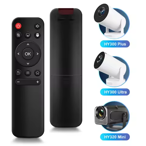 Remote Control for Projector Compatible with HY300 HY320 HY300PRO HY320Mini Projectors Replacement R