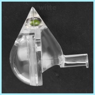 WITTE CO2 Monitor, Drop Shape Suction Cups CO2 Drop Checker, Monitor Checker Acrylic Monitor Kit CO2