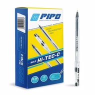 HITAM Pen Pipo Bolt Hi-Tec-C PPG038 Gelpen 0.38mm Black
