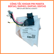 () Công tắc khoan pin Makita BDF343 DHP453 DDF343 DHP343 DDF343 BHP343 (632A24-0)