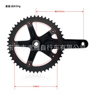 Aluminum alloy fixed gear bike crankset48T Fixed gear bicycle square hole144BCD Chainring