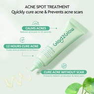 GLAD2GLOW G2g Centella 2% Salicylic Acid Overnight Acne Spot Treatment 5g
