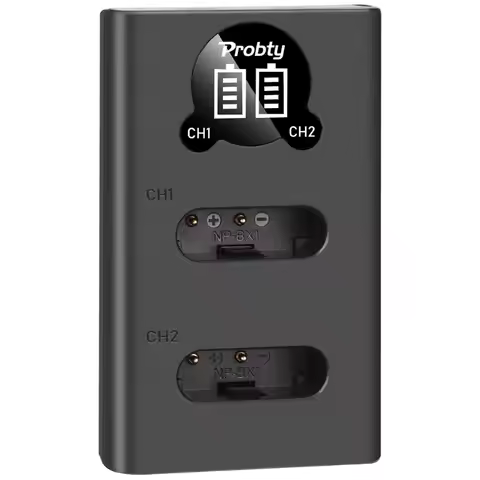 For Sony NP-BX1 NP BX1 NPBX1 LCD Dual Charger for Sony Cyber-shot DSC-HX50V HX300 RX1 RX100 II WX300