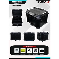 Yasuo Hnj Motorcycle box Alloy Top Box Aluminum 45L Universal Waterproof