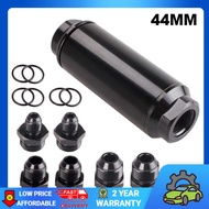 44MM & 50MM Oil Fuel Filter Combo - High Performance Spin-On Filter with Adapter Fittings for Car Mo