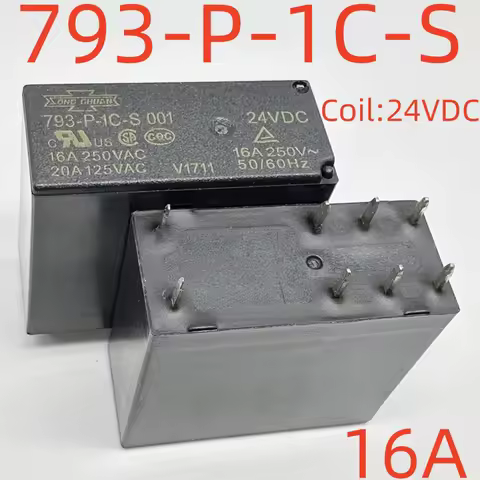 New 793-P-1C-S 12VDC/24VDC ; 793-P-1C-F 6VDC ; (G2RC8-16A) Relay 8pins