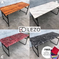 LEZO Fibreglass (180cm x 60cm x 75cm) Banquet Table | Foldable Table | Meja Lipat (WATER PROOF) FREE