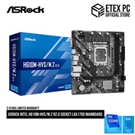 ASRock Intel H610M-HVS/M.2 R2.0 Socket LGA1700 Mainboard # ASRK-H610M-HVS/M.2 R2.0 / 90-MXBJJ0-A0UAY