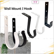 Y&Y Eco Heavy Duty Metal Wall Door Mount Holder Hook / J S Hook / Wall Hanger / S Pengantung  / J Pe