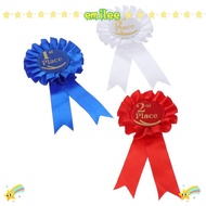 EMILEE Ribbon Award Set, Recognition Ribbons Blue,Red,White Rosette Ribbon, Honorable Ribbon