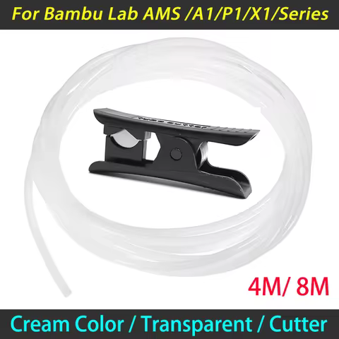 PTFE tube for Bambu Lab P1P AMS A1 mini 3D Printer Pipe Bowden Extruder 1.75mm Filament 2.5x4mm ,for