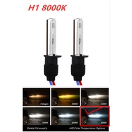 2 X HID Xenon Replacement Bulbs 35W H1 8000K