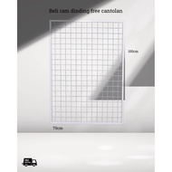 Wall frame 70x100cm FREE 10cm white hangers, contents 10 pcs