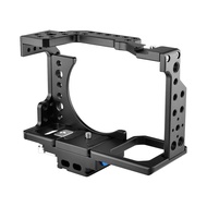 JIUya OEM/ODM Universal Aluminum Alloy Camera Case Cage Rig Frame for Sony A7K/A72/A73/A7S2/A7R3/A7R