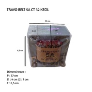 TRAVO BELT 5A CT 32 KECIL TRAVO BELT 5 A CT 32 KECIL