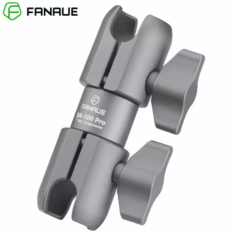 FANAUE 15cm Composite Double Socket Swivel Arm 1 inch Ball Base Aluminum Construction Compatible wit