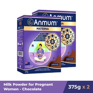 Anmum Materna Pregnancy Milk Powder Chocolate 375G x2