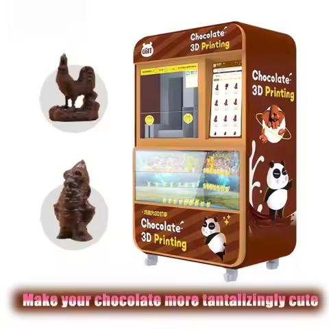 Fully Automatic 3D Chocolate Printer Vending Machine Customize Your Own Design