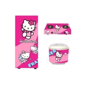 New HELLOKITTY 2-door Stove 2-door Refrigerator Sticker WALLPAPER