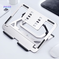 PASO_Laptop Stand Universal Strong Bearing Capacity Folding Desk Aluminum Alloy Laptop Holding Stand for Office