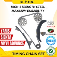 DH031 GloBelt Timing Chain Set (128) Perodua Myvi D20N, Yaris, Sienta NSP170 2NR-FE 3NR