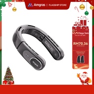 Amgras NeckFan Pro Portable Neck fan collapsible kipas mini 360° Silent Fan cooler Surround Air Outl