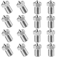E3D Nozzle 1.75mm 0.2 0.3 0.4 0.5 0.6 0.8 1 mm stainless steel M6 - 0.6