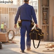 INKPULSE​ Tool Bag, Wear-resistant Large Capacity Tool Kit, Removable Baffle Thickened Portable Wate