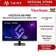 ViewSonic VX2757A-HD-PRO Gaming Monitor (27 inch - IPS - FHD - 180Hz - 1ms) - Genuine product