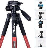 Tripod for Phone 140cm/55.1'' Universal Phone Video Tripod Stand with Carry Bag, Video Record Photography Stand for Camera DSLR