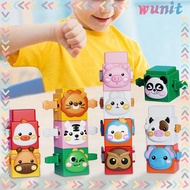 [Wunit] 12 Pieces Toys Blocks Educational Toys for 1 2 3 4 Years Old Kids