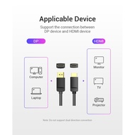 Glink Display Port to HDMI Cable Gold Plated DP to HDMI Male 1080P Full HD for PCs HDTV Monitor Proj