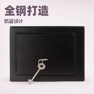 All-Steel Safe Key In-Wall Private Safe Small Anti-Theft Cabinet Anti-Theft17cm Home Mechanical Safe