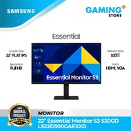 Samsung Flat Monitor 22" S22D300 FHD IPS 100Hz S30GD