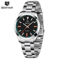 BENYAR นาฬิกาผู้ชายแบรนด์หรู2025ใหม่นาฬิกาแฟชั่นนาฬิกาสปอร์ตผู้ชายนาฬิกาผู้ชายกันน้ำอัตโนมัติสำหรับน