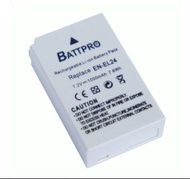 BATTPRO EN-EL24 ENEL24電池合Nikon 1 J5 數碼相機 請看內容 一年保用