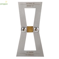 YANGGUA Dovetail Marker, Stainless Steel with Scale Dovetail Jig Guide, Brass 1:5/1:6/1:7/1:8 Slopes