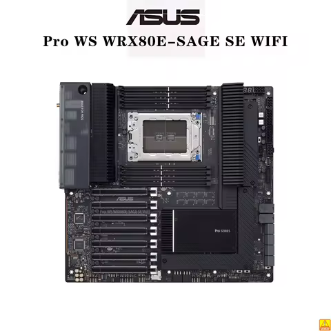 ASUS Pro WS WRX80E-SAGE SE WIFI Motherboard Socket sWRX8 CPU DDR4 3200 Memory Chipset WRX80 EATX(EEB