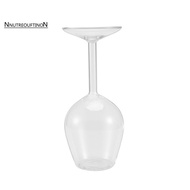 Long Stem Upside Down Wine Glass Funky  Stemmed Wine Glasses Upside Down Long Stem Wine Glasses  Eas