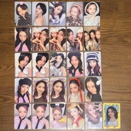 ITZY GWBG特典卡小卡