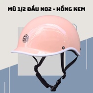 [CHÍNH HÃNG] Mũ bảo hiểm 1/2 đầu Napoli N02 kiểu Nhật Free Size cho vòng đầu 55-58cm - Hàng Chính Hã