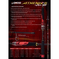 Daido ATHENA III JAPANSTYLE SOLID CARBON Fishing Rod 180CM