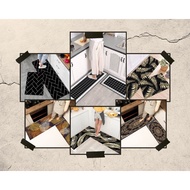 2pcs Kitchen mat, doormat, rug, bathroom carpet, Anti-Slip mat 2pcs/set40X60 40X120