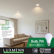 Luxmenn LED Bulb, B65H Series, 7W Yellow (3000K) White (6000K)