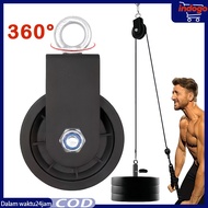 88mm Single Pulley Cable Home Gym Metal Pulley Wheel Home Gym Cable Pulley Wheel For Gym