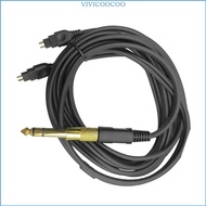 VIVI Replacement Headsets Cable For HD580 HD600 HD650 Headphones Cord 6 35Mm Adapter