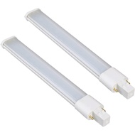 2 Pack 7W 2 Pin GX23 LED Horizontal PL Light Bulb, 13W CFL Equivalent, PLS-13W Replacement LED Plug 